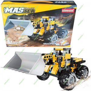 STEM Construction Toys | Bulldozer Building Kit, Front Wheel Loader - Top Educational Engineering Toy Set for Boys and Girls Ages 6 7 8 9 10-12 Year Old and up, Best Toy Gift for Kids, Activity Game