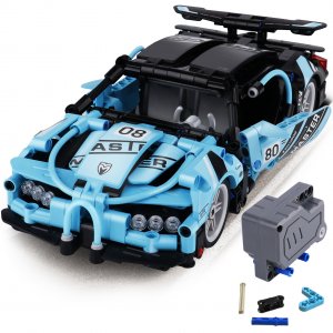 BIRANCO. Toy Car Model Building Kit - Race Car Building Set STEM Toy for Boys & Girls 8-14 Years Old, Build and Display a Popular Supercar with Pull Back. Gift Ideas for Kids Ages 6-12 (490 pcs)