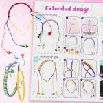 AHCo. Friendship Bracelet Making Kit for Girls, Arts and Crafts Toys for 8-12 Years Old Kids